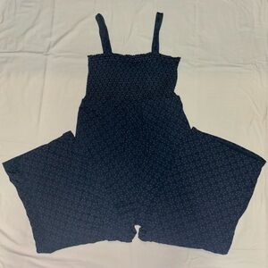 NWOT  Dark blue floral jumpsuit